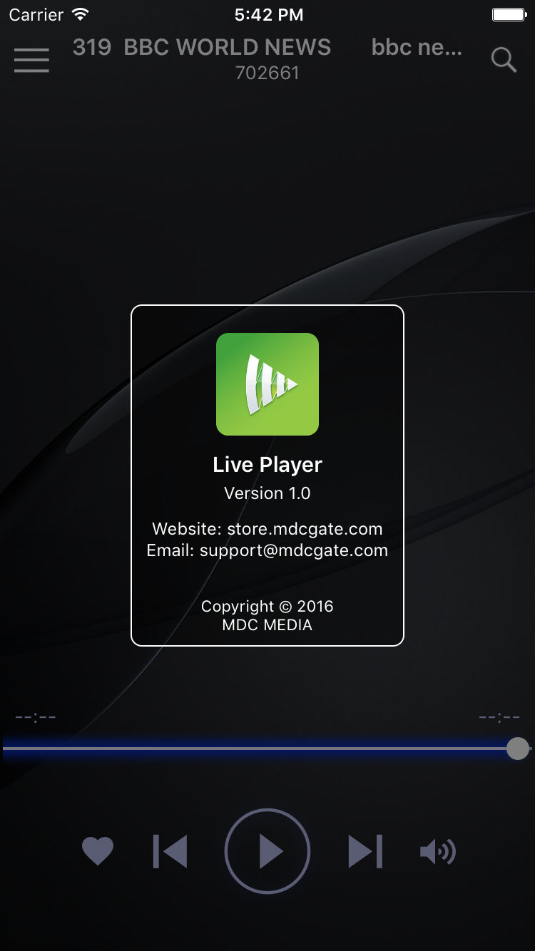 live player ios